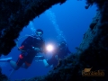 Bay 1 wreck divers